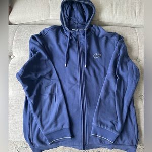 Lacoste Blue Zip Up Hoodie